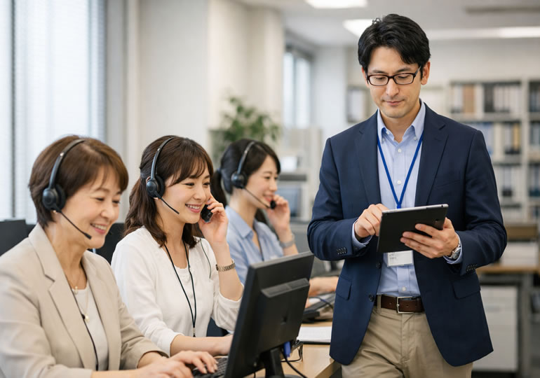 ネット集客に対応する葬儀社のコールセンター